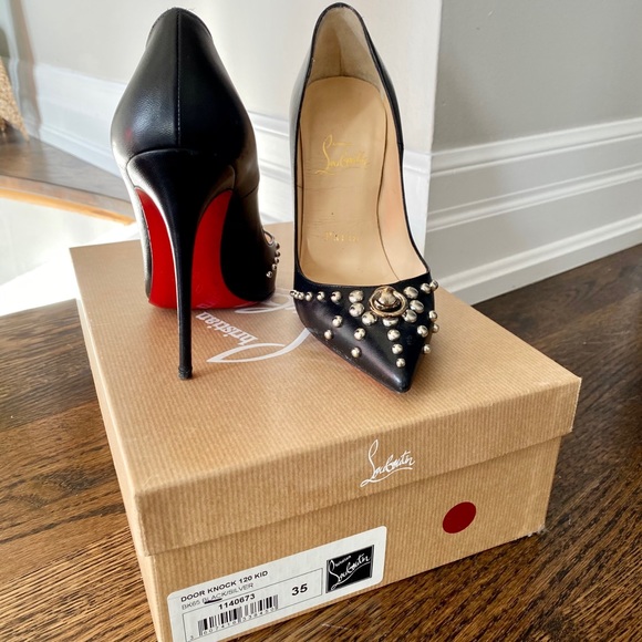 ❌ SOLD ❌ CHRISTIAN LOUBOUTIN Door Knock KID Pump - Picture 2 of 6